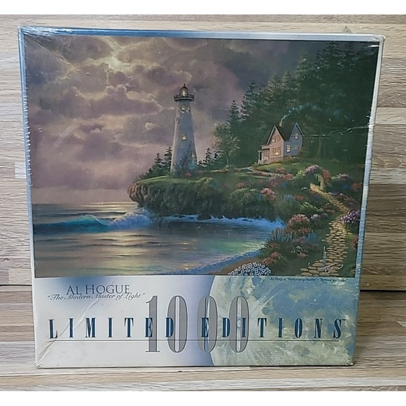 Roseart Other - Al Hogue 97311 Retuning Home 1000 Piece Jigsaw Puzzle 2003 Lighthouse New Sealed